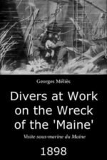 Movie Divers at Work on the Wreck of the “Maine”