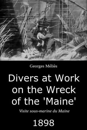Divers at Work on the Wreck of the “Maine”